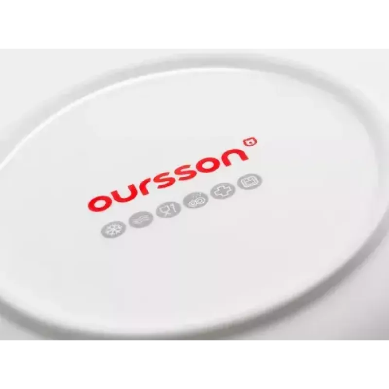 Oursson BS2981RD/GA Salatschüssel-Set aus Keramik, Grüner Apfel