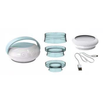 HoMedics Smoothee IR Massagegerät Beine Weiß 4 Köpfe Batteriebetrieben