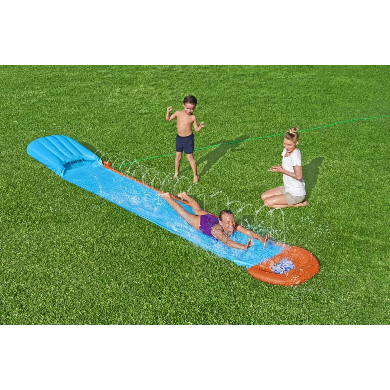 Garten-Wasserrutsche Bestway H2OGO! Tsunami Splash Ramp Single Slide 4,88 m