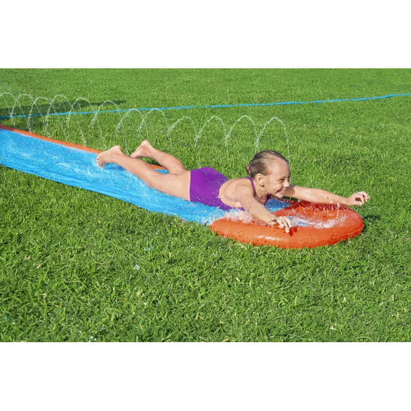 Garten-Wasserrutsche Bestway H2OGO! Tsunami Splash Ramp Single Slide 4,88 m