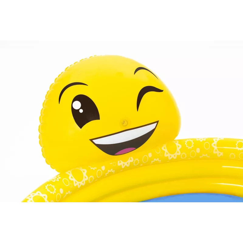 Bestway 53081 Summer Smiles Planschbecken mit Wassersprüher, 282 l