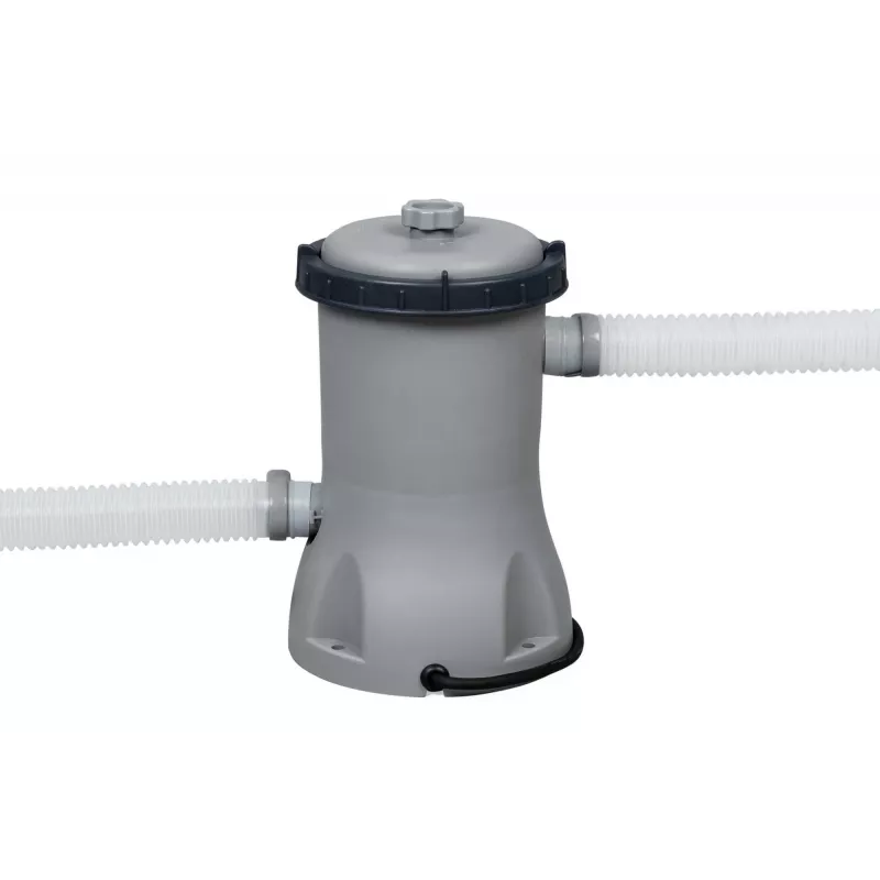 Bestway 57372 Aufstellpool Aufblasbarer Pool Rund 12362 L Grau