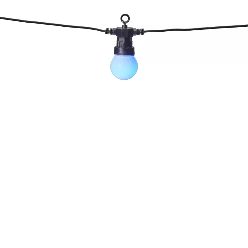 Denver SLP-510 Smarte LED-Partylichterkette, 10 Glühbirnen, 9 m, WLAN, RGB, IP65