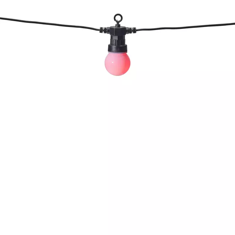 Denver SLP-510 Smarte LED-Partylichterkette, 10 Glühbirnen, 9 m, WLAN, RGB, IP65
