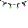 Denver SLP-510 Smarte LED-Partylichterkette, 10 Glühbirnen, 9 m, WLAN, RGB, IP65