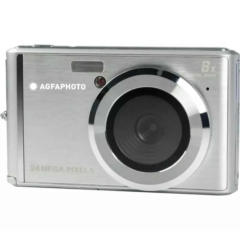 AgfaPhoto Realishot DC5500 Kompakt-Digitalkamera, 24 MP CMOS, 2,4" LCD, silber (DC5500 SL)