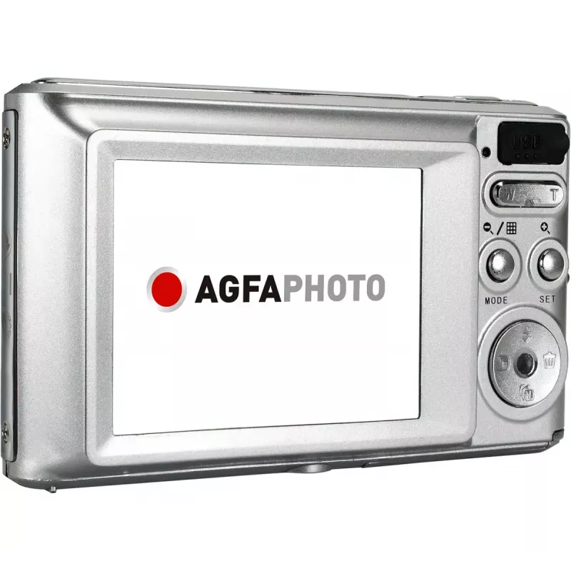 AgfaPhoto Realishot DC5500 Kompakt-Digitalkamera, 24 MP CMOS, 2,4" LCD, silber (DC5500 SL)