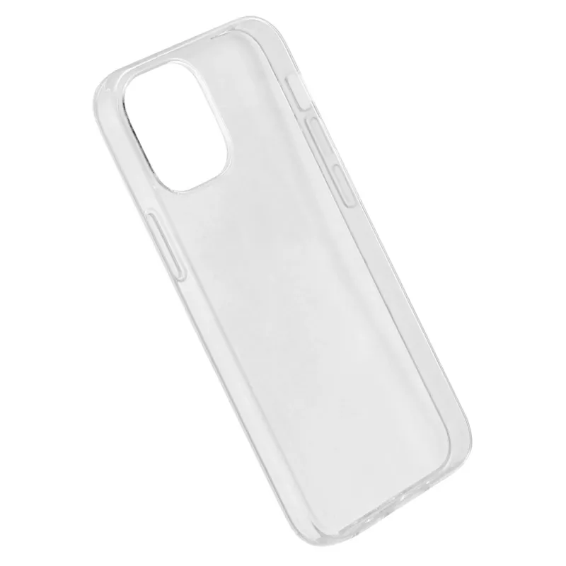 Hama 00196938 Crystal Clear Cover für Apple iPhone 13 mini, 5,4 Zoll, TPU, Transparent