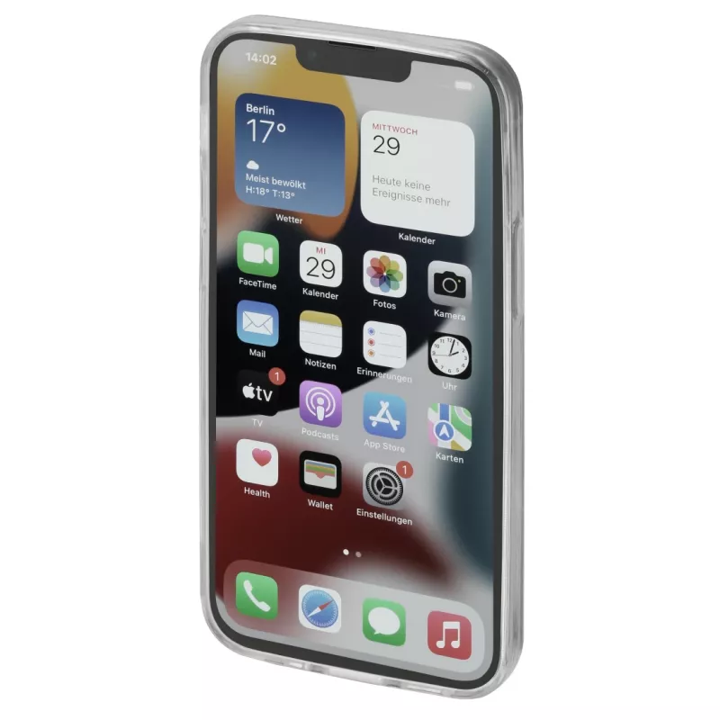 Hama 00215517 Crystal Clear Cover für Apple iPhone 14 Pro, 15,5 cm (6,1 Zoll), TPU, Transparent