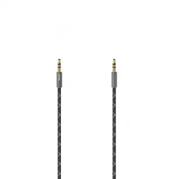 Hama 00205129 Audiokabel 0,75 m 3,5 mm Schwarz, Grau