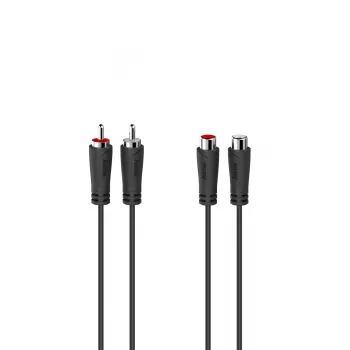 Hama 00205259 Audiokabel 1,5 m 2 x RCA Schwarz