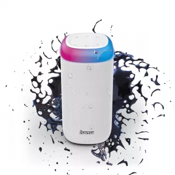 Hama Shine 2.0 Stereo tragbarer Lautsprecher Weiß 30 W