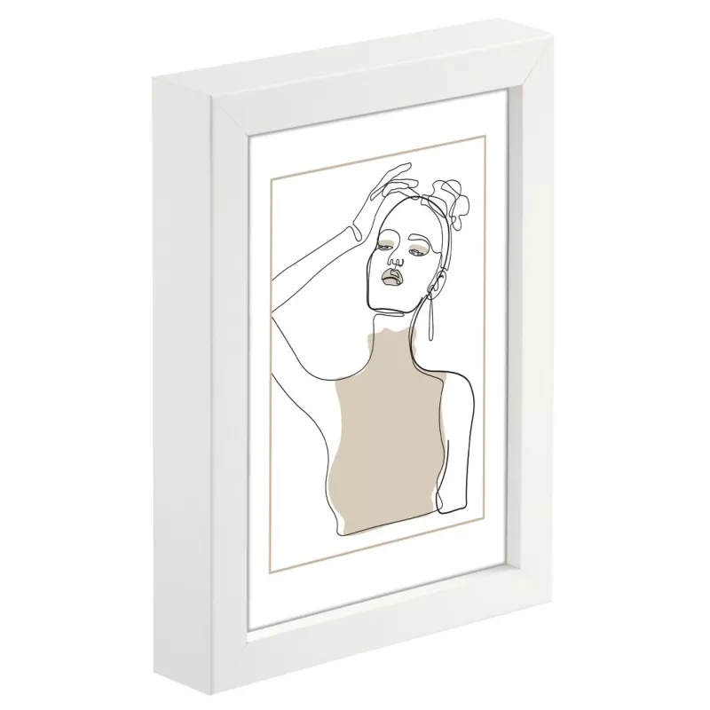 Multi-Bilderrahmen Hama Copenhagen Weiß Glas MDF 270x570 mm