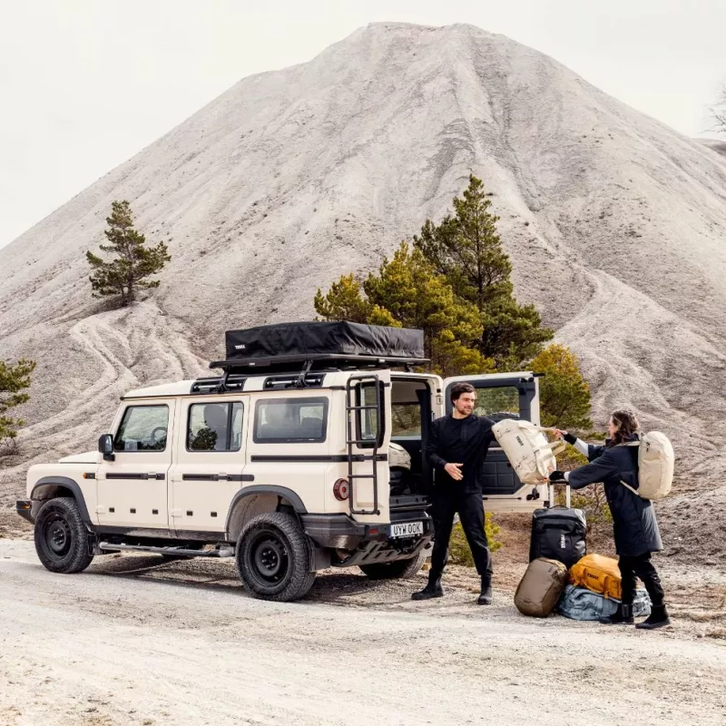Thule Chasm TDSD303 Deep Khaki Seesack 70 l Polyester