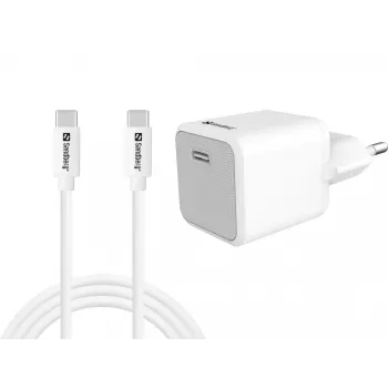 Sandberg USB-C 20W Ladegerät Indoor AC 1M Kabel Schnellladung