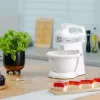 Zelmer ZHM2459S Handmixer mit Drehschüssel, 700 W, weiß