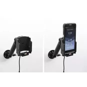 Aktive Halterung Brodit 713343 Mobiler Computer Smartphone Schwarz