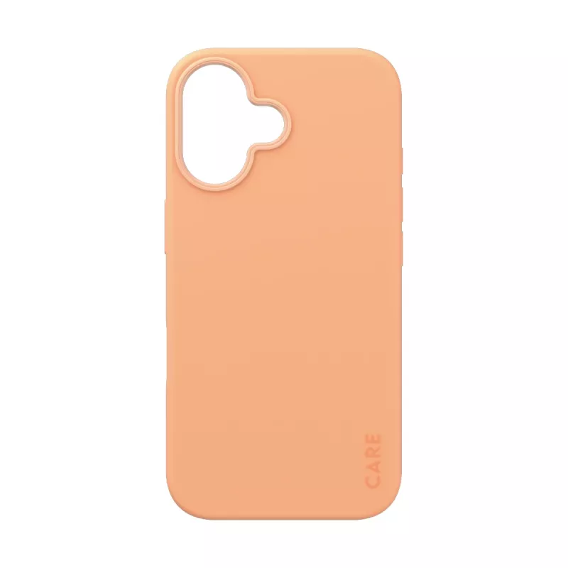 Cover PanzerGlass CARE by ® modische Hülle Peachy w. MagSafe iPhone 16 Transparent