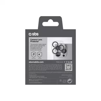 SBS TECAMGLIP16PK Kameralinsenschutz für iPhone 16 Pro/Pro Max
