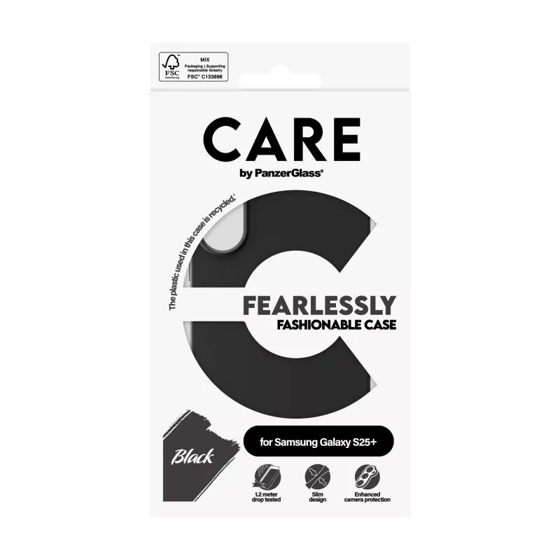 PanzerGlass CARE™ von ® Hülle Schwarz Samsung Galaxy S25+