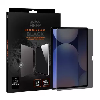 Eiger Mountain Black Blickschutzfolie für Samsung Galaxy Tab S10 FE / S9 FE