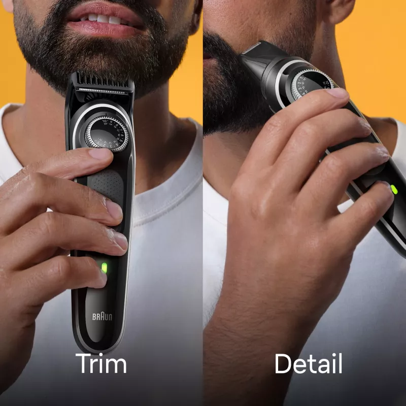 Braun BeardTrimmer 3 Barttrimmer 3 BT3440, waschbar, Batterie, Schwarz