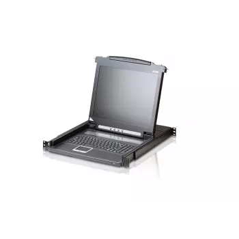 ATEN CL1000M-ATA-GG Rack-Konsole 43,2 cm (17 Zoll) Schwarz 1U