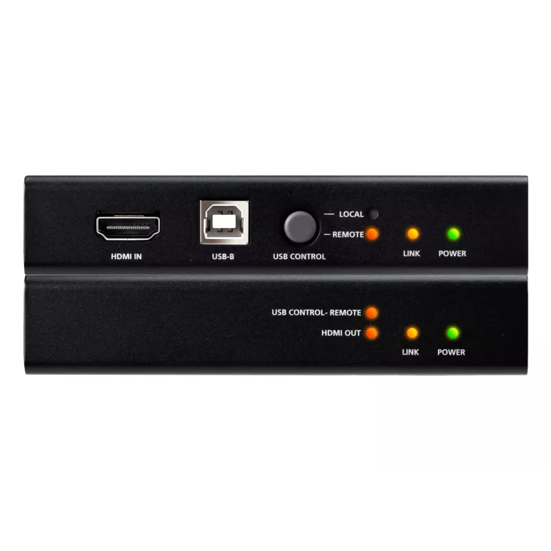 ATEN CE801-AT-G USB True 4K HDMI Cat6 KVM-Extender (4K @ 70 m / FHD 1080p @ 100 m), HDMI, USB Typ A, RS-232