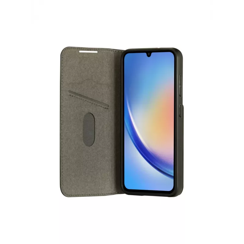 dbramante1928 Oslo OS34GTBL1803 Rückseitenabdeckung für Samsung Galaxy A34 5G, PU/Kunststoff, schwarz