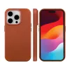 dbramante1928 Roskilde MagSafe Lederhülle für iPhone 15 Pro Max, Hellbraun