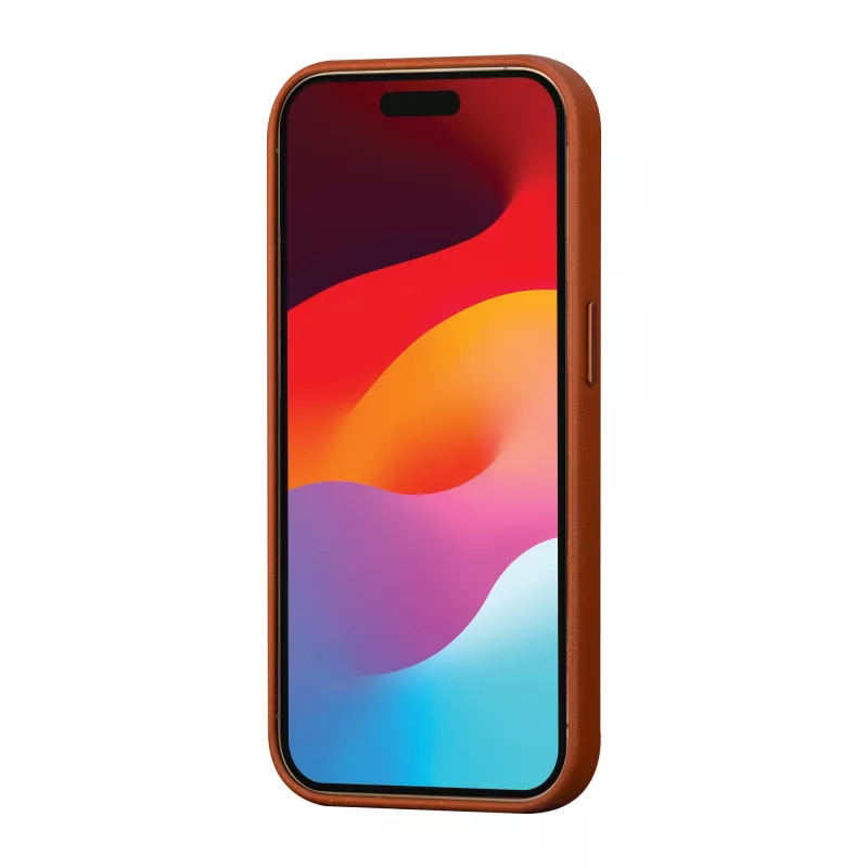 dbramante1928 Roskilde MagSafe Lederhülle für iPhone 15 Pro Max, Hellbraun
