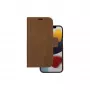 dbramante1928 Lynge LY61GT001181 Flip-Hülle für Apple iPhone 12/12 Pro, genarbtes Leder, Hellbraun