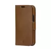 dbramante1928 Lynge LY61GT001181 Flip-Hülle für Apple iPhone 12/12 Pro, genarbtes Leder, Hellbraun
