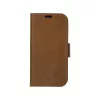 dbramante1928 Lynge LY61GT001181 Flip-Hülle für Apple iPhone 12/12 Pro, genarbtes Leder, Hellbraun