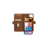 dbramante1928 Lynge LY61GT001181 Flip-Hülle für Apple iPhone 12/12 Pro, genarbtes Leder, Hellbraun