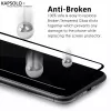 Gehärtetes Glas KAPSOLO iPhone 13 PRO MAX Ultimativer gebogener Displayschutz