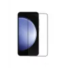 dbramante1928 eco-shield Galaxy S23 FE Schwarz Edge kratzfester Displayschutz aus gehärtetem Glas