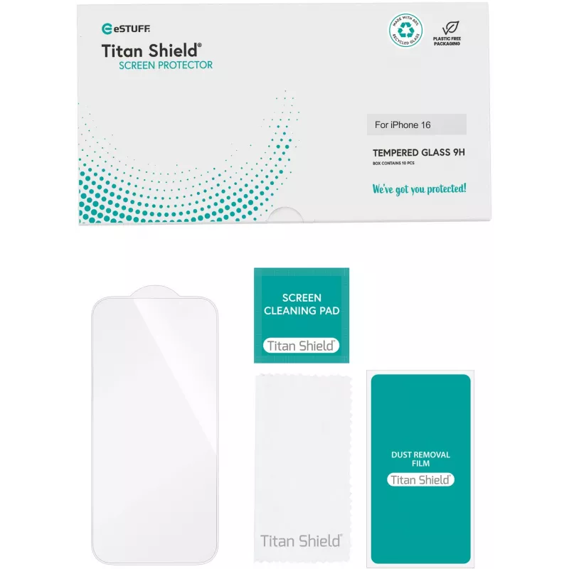eSTUFF ES501434-10BULK Mobiltelefon-Displayschutz/Rückseitenschutz Klarer Displayschutz Apple 10 Stk.
