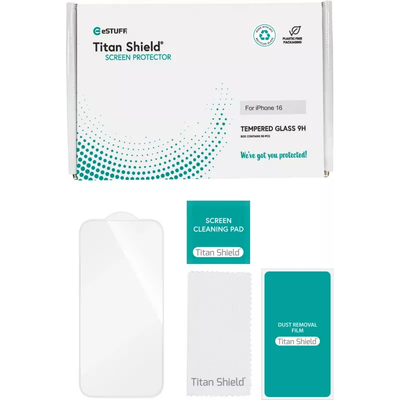 eSTUFF ES501432-50BULK Mobiltelefon-Bildschirm-/Rückseitenschutz Displayschutzfolie Transparent Apple 1 Stk.