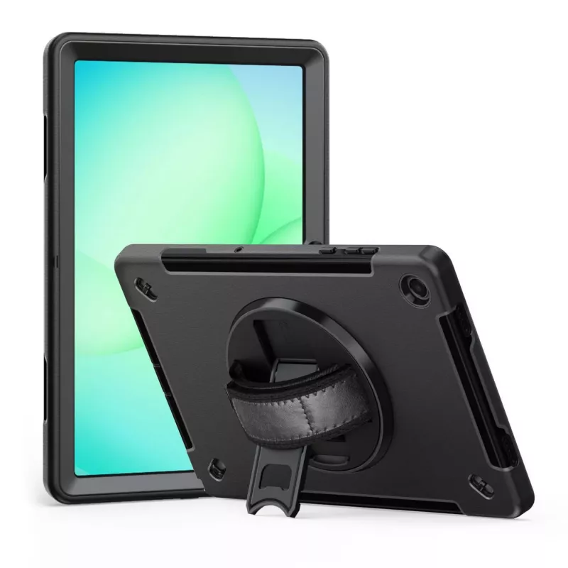 eSTUFF OHIO Defender Schutzhülle für Samsung Galaxy Tab A11+, mit Handschlaufe, ES68105013-BULK