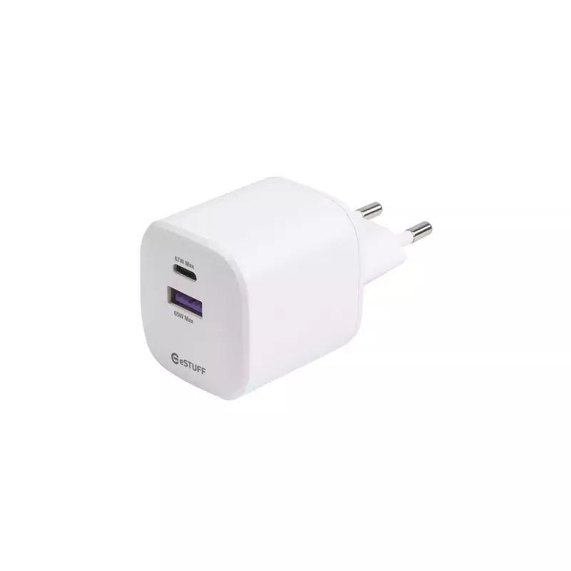 Mobiles Ladegerät eSTUFF ES637065-BULK Universal Weiß AC Indoor USB Type-C