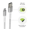 USB-A-auf-USB-C-Datenkabel d bramante re-charge Pro BRD Kabel 2,5 m, USB 2.0, weiß