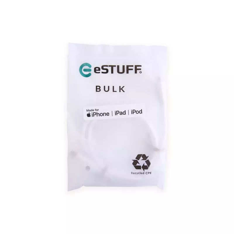 Lightning-Kabel eSTUFF ES602270-BULK 2m Weiß MFI-zertifiziert