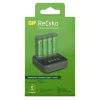 GP ReCyko B421 Batterieladegerät mit 4 NiMH-Akkus