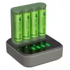 GP ReCyko B421 Batterieladegerät mit 4 NiMH-Akkus