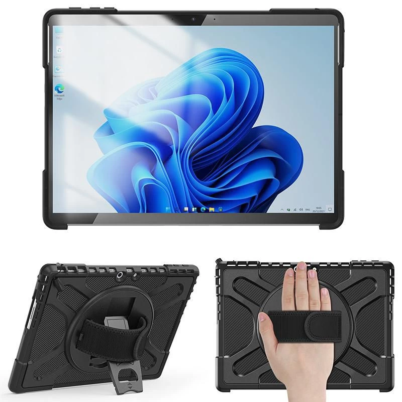 eSTUFF ATLANTA Defender Schutzhülle für Microsoft Surface Pro 11/10/9, ES68290013-BULK