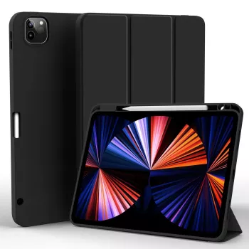 eSTUFF ES68201400-BULK Tablet-Hülle 32,8 cm (12,9 Zoll) Folio Schwarz, Transparent