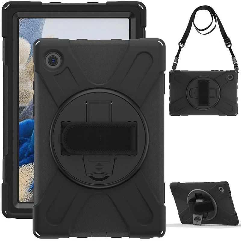 eSTUFF AUSTIN Hülle für Samsung Galaxy Tab A8 10,5, schwarz