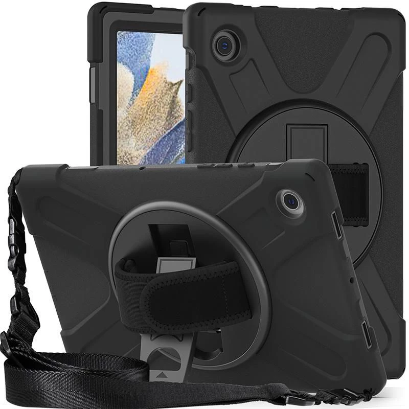 eSTUFF AUSTIN Hülle für Samsung Galaxy Tab A8 10,5, schwarz