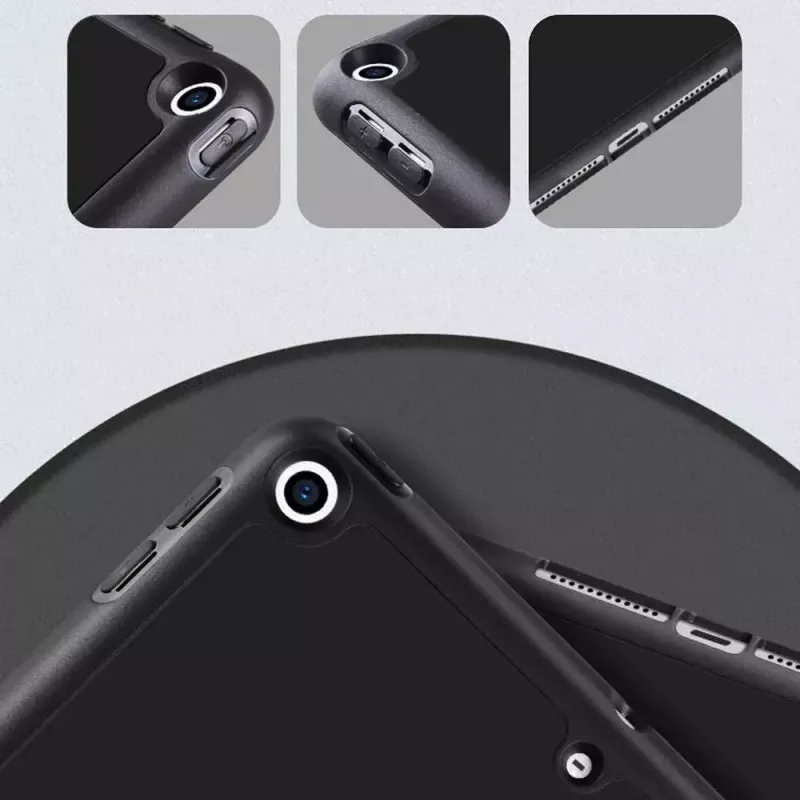 eSTUFF SEATTLE Stiftetui für iPad 9.7 2018/2017 – Pink PU-Leder